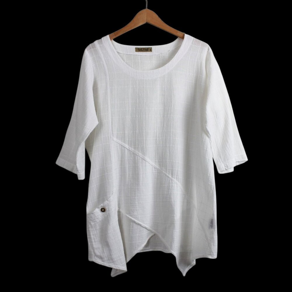 EzzE WeaR Textured Cotton Top